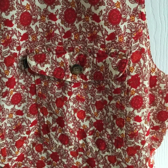AUTHENTIQUE CHIC 100% Cotton Vintage Chic Sleeveless Blouse Sz 20W Women's Plus - Picture 3 of 4